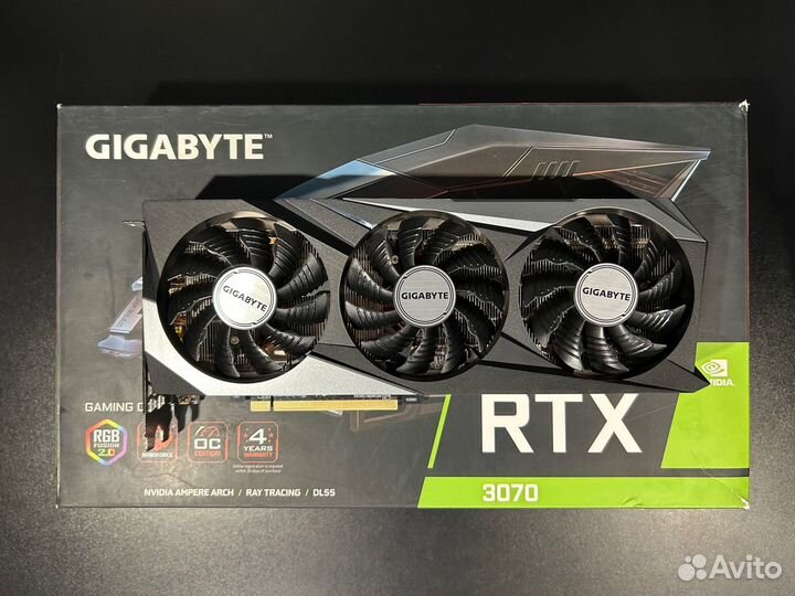 GeForce RTX 3070 Gigabyte Gaming OC 8 Gb