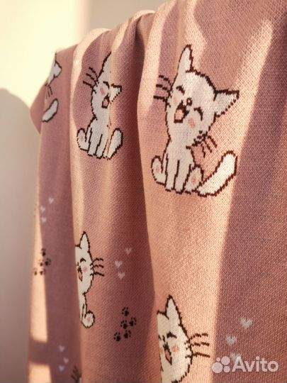 Вязанный плед детский