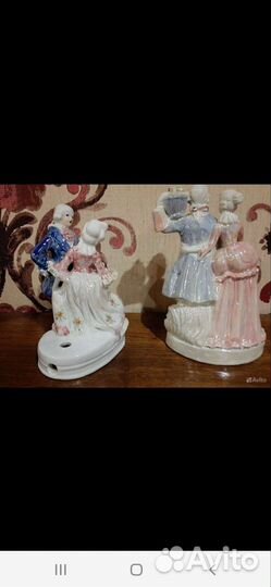 Фарфоровые статуэтки германия и румыния