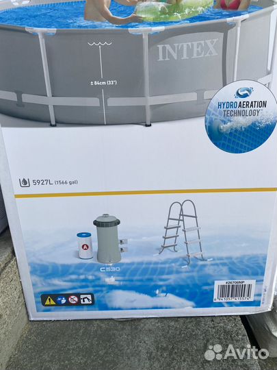 26706 Каркасный бассейн intex 305х99 см