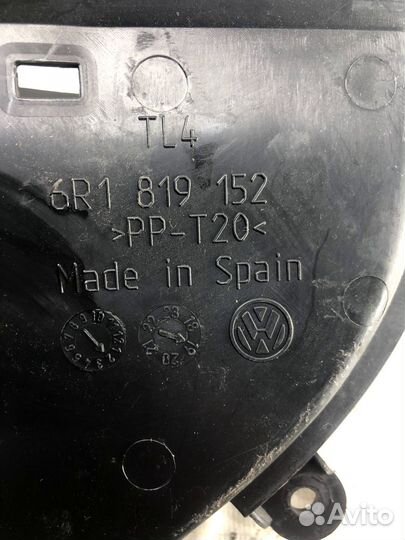 Воздуховод отопителя Volkswagen Polo 5