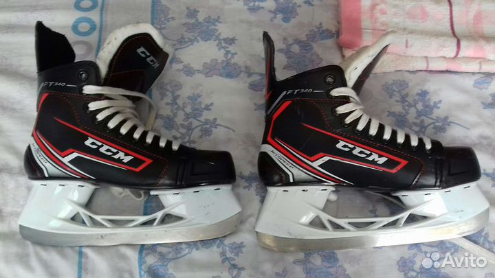 Коньки хоккейные ссм размер 39