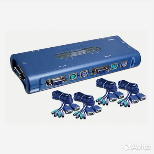 Kvm переключатель TrendNet TK-400K Version B1.3R