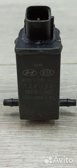 Моторчик Насос Мотор омывателя Hyundai solaris