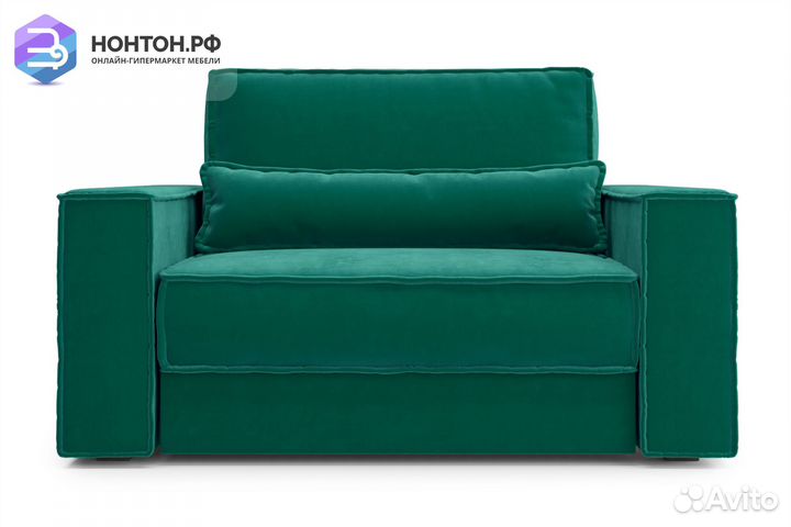 Кресло тик-так Сохо изумрудное