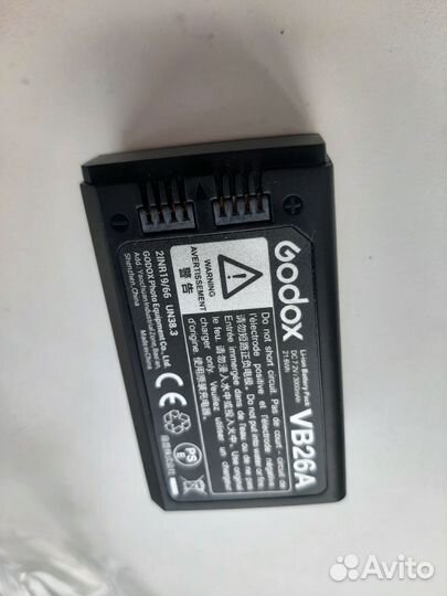 Аккумуляторная батарея godox вспышек vb26 3000mah