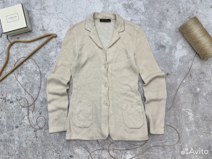 Loro Piana кардиган оригинал кашемир лен шелк
