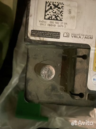 Аккумулятор mercedes agm