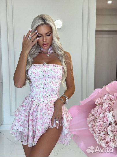 Платье летнее белое милое