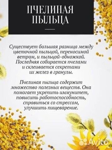 Пыльца пчелиная мед