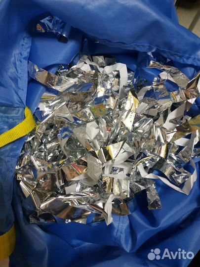 Бумага для бумажного шоу тишью с серебром