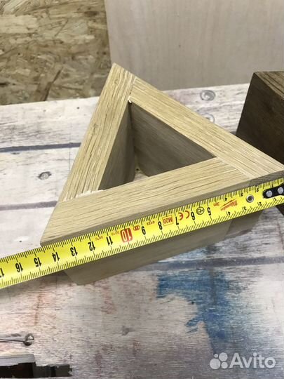 Горшочки/ящики из дерева под суккуленты