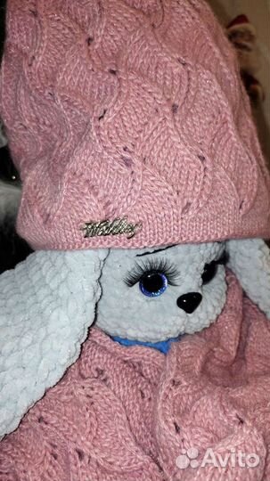 Комплект шапка и снуд