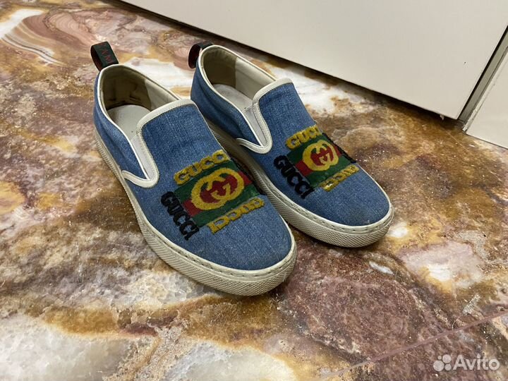 Слипоны Gucci Оригинал
