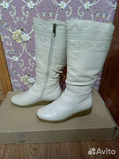 Сапоги зимние женские 41 размер натуральная кожа
