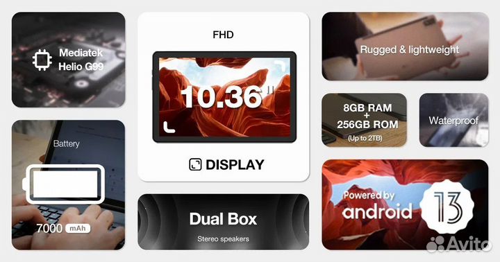 AGM Pad P1 8/256 Новый планшет