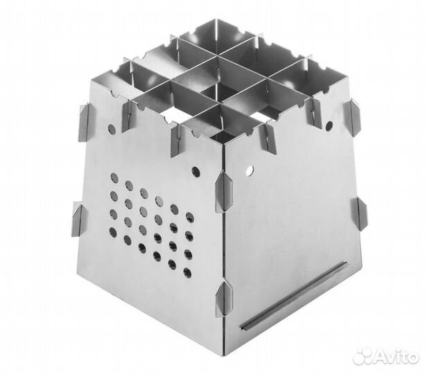 Печь щепочница складная походная Helios