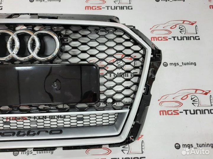 Решетка Audi A3 2016-2019 В стиле RS3 #2