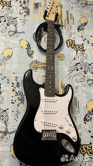 Электрогитара fender squier MM Stratocaster Black