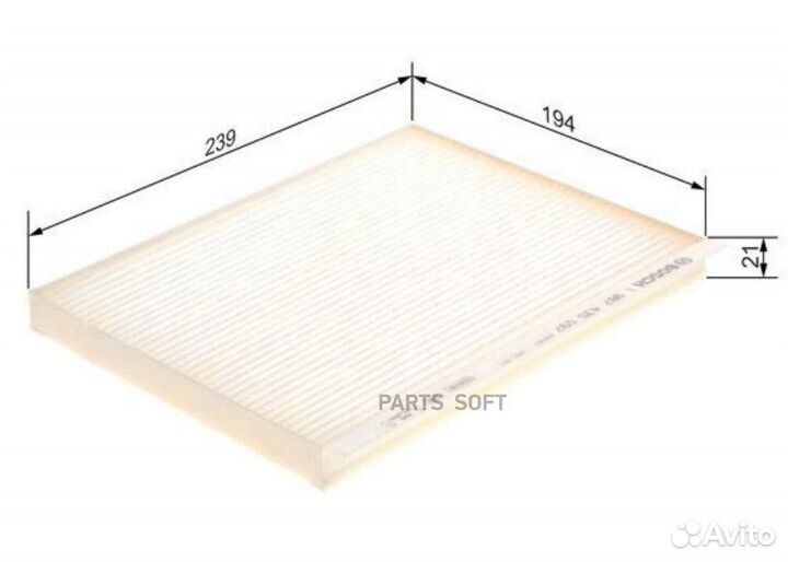 Bosch 1987435097 1 987 435 097 фильтр салона\ Hyun