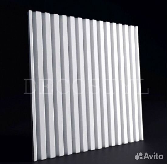 Гипсовая 3D панель DecoStyl Рейка