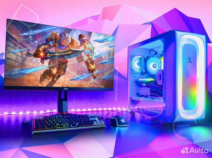 Новый игровой пк Intel Core i5 11400 / AMD RX 6600