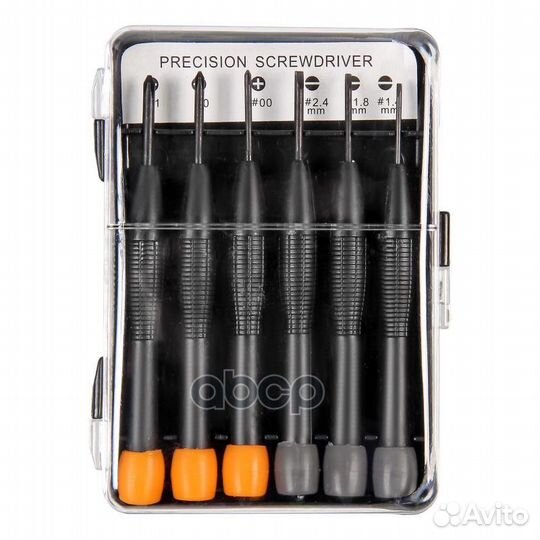 Набор отвёрток для точных работ 6шт в пластиков