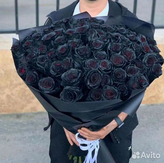 Чёрные розы. Цветы Букеты с доставкой