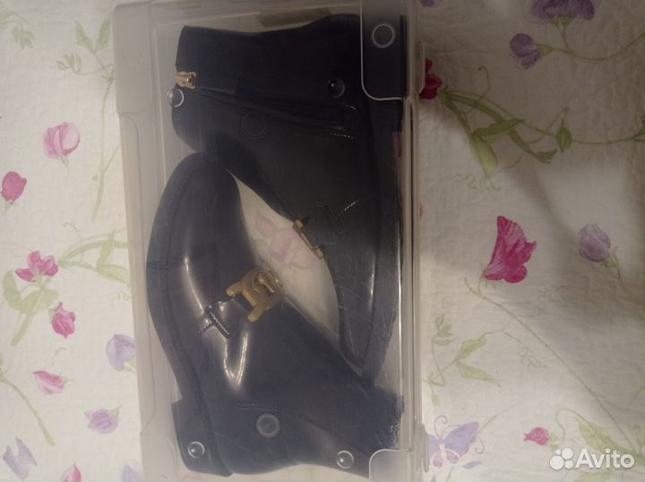 Полусапоги женские хромовая кожа