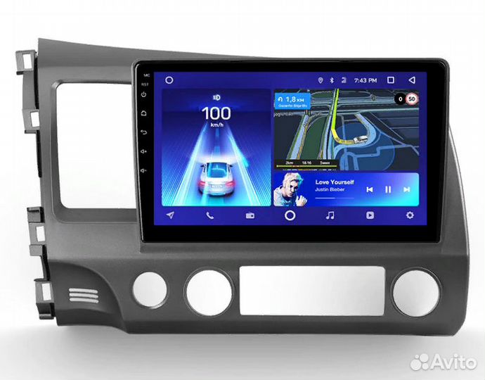 Штатная магнитола Honda Civic 8 05-12