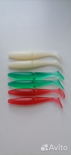 Силиконовые приманки упаковка 6 шт