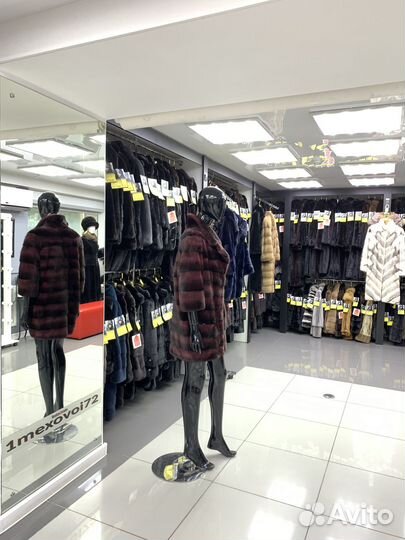 Шуба норковая б/у vitaniotis 46-48р поперечка без