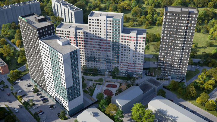 2-к. квартира, 50,6 м², 2/22 эт.