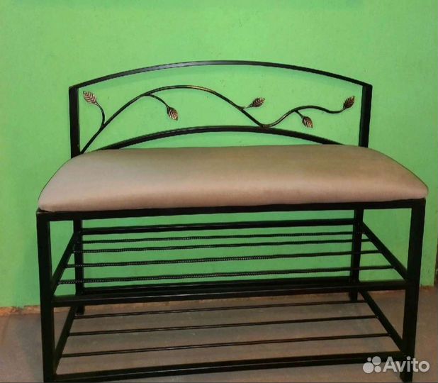 Кованая банкетка №1