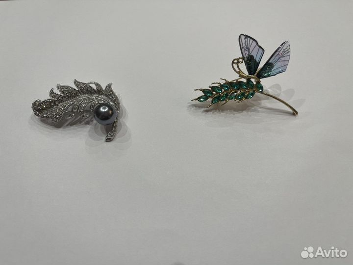 Броши в виде орнамента, дам, растений