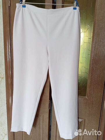 Летние женские брюки белые 54 - 56 объявление продам