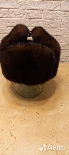 Норковая шапка мужская 59 60
