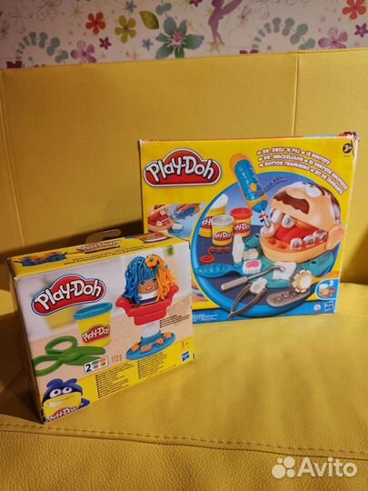 Play Doh Стоматолог, в подарок - Парикмахер