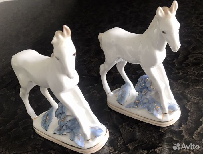 Фарфоровые статуэтки старая гжель