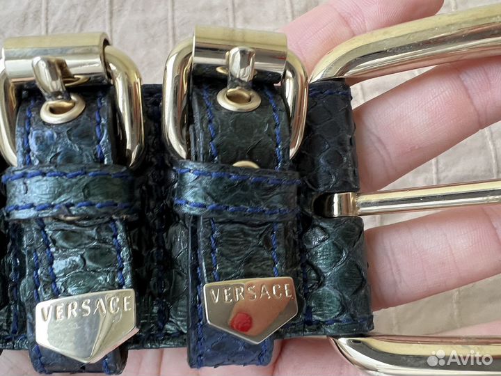 Ремень кожанный Versace (оригинал)