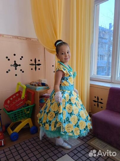 Платье на выпускной для девочки 122