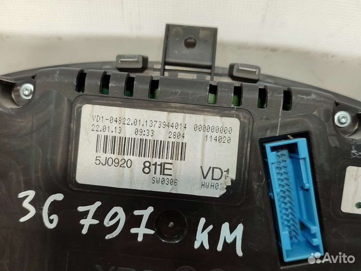 Панель приборов skoda fabia