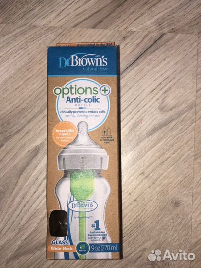 Бутылочка DR browns новая