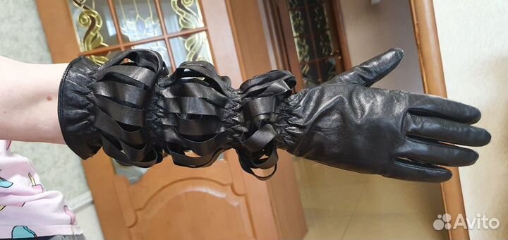 Перчатки кожаные новые