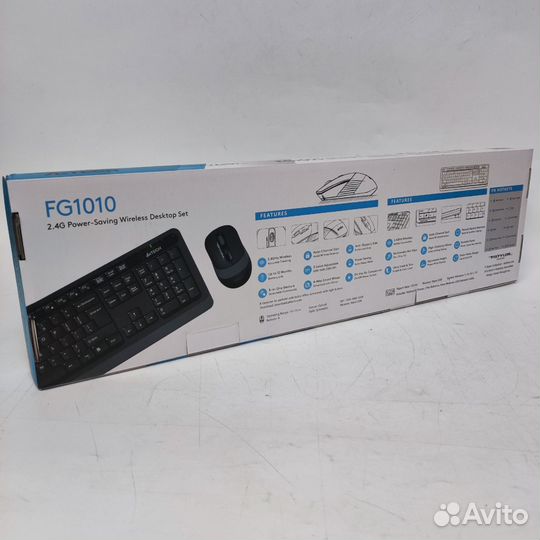 Беспроводной комплект Клавиатура + мышь A4Tech Fst