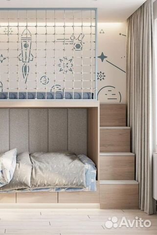 Детская комната для мальчика и девочки