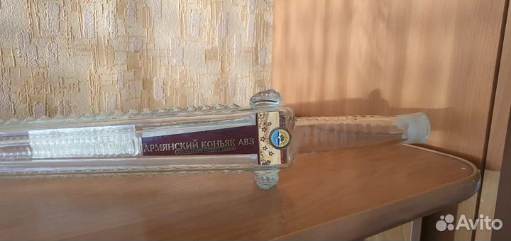 Бутылка стеклянная 0.5 для декора