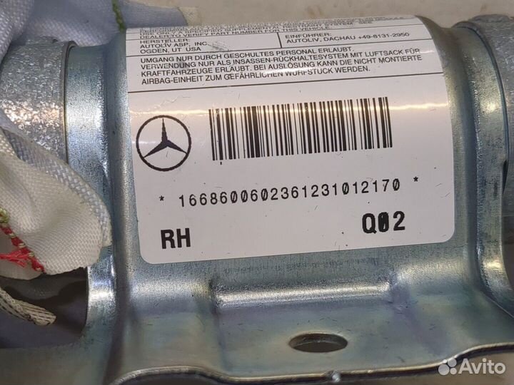 Подушка безопасности боковая Mercedes ML W166 2011
