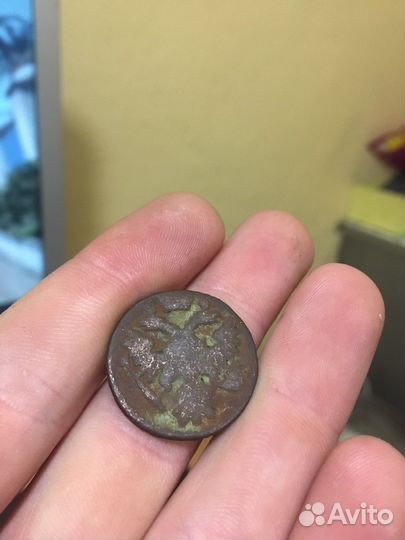 Монета деньга перепутка
