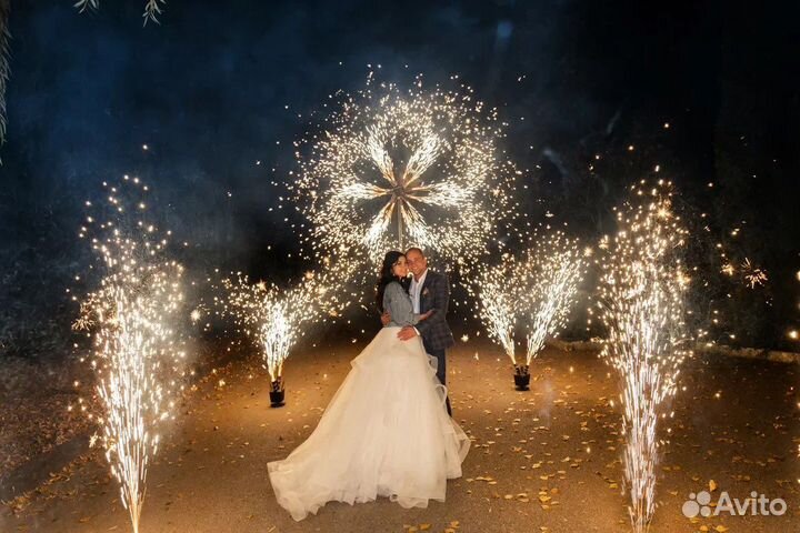 Тяжелый дым/Холодные фонтаны/свадебные спецэффекты